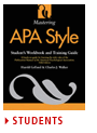 Mastering APA Style cover
